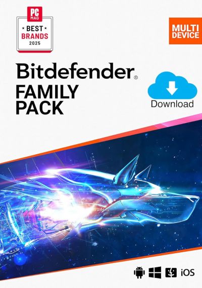 Bitdefender Family Pack 2025 - 15 Devices - 1 Year