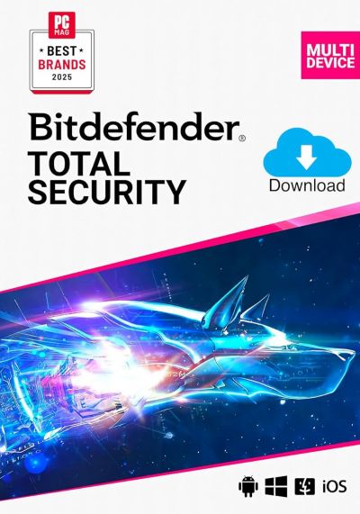 Bitdefender Total Security 2025 - 5 Devices - 1 Year