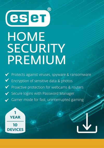 ESET HOME Premium 2025 - 10 Devices - 1 Year