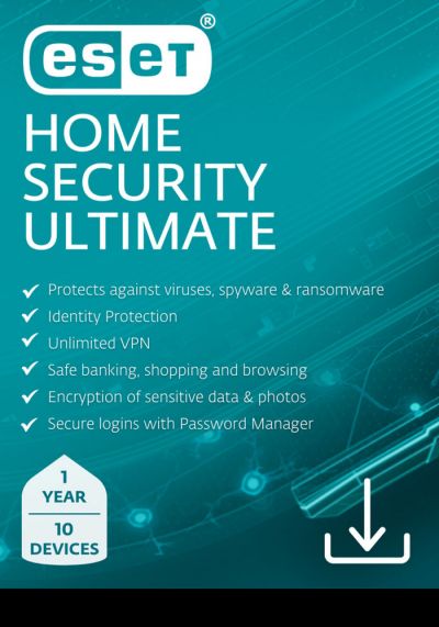ESET HOME Ultimate 2025 - 10 Devices - 1 Year