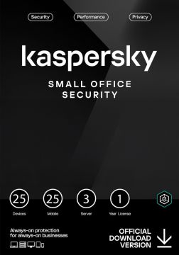 Kaspersky Small Office Security 2026 - 25 Devices - 25 Users - 1 Year