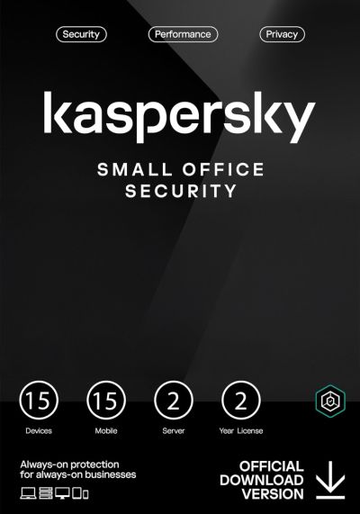 Kaspersky Small Office Security 2026 - 15 Dispozitivs - 15 Utilizators - 2 Ans