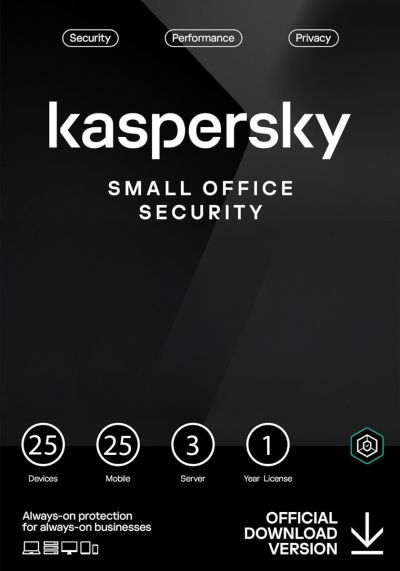 Kaspersky Small Office Security 2026 - 25 Devices - 25 Users - 1 Year